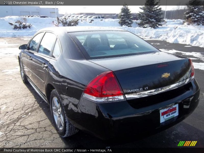 Black / Gray 2010 Chevrolet Impala LT