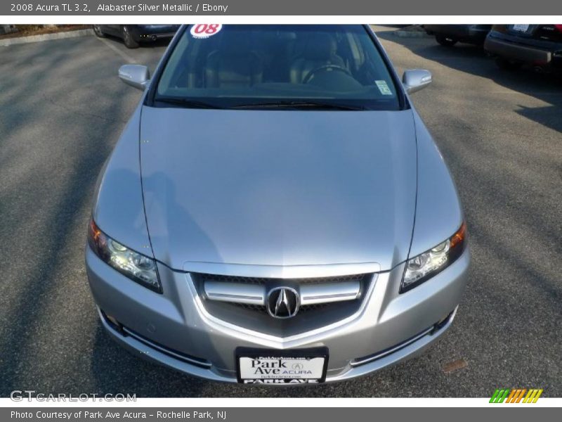 Alabaster Silver Metallic / Ebony 2008 Acura TL 3.2