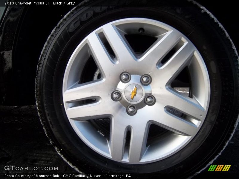 Black / Gray 2010 Chevrolet Impala LT