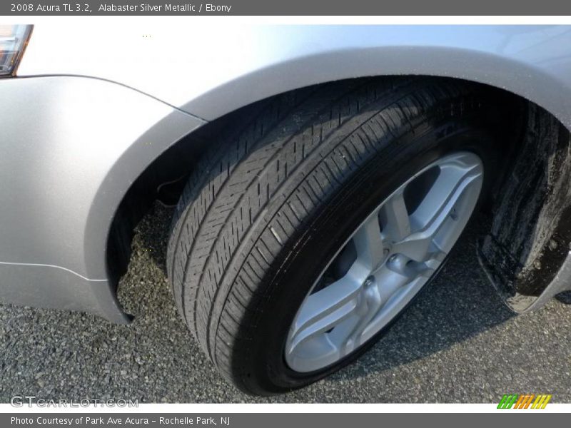 Alabaster Silver Metallic / Ebony 2008 Acura TL 3.2