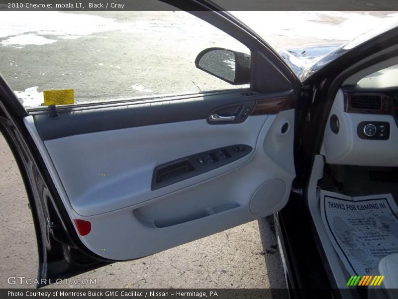 Black / Gray 2010 Chevrolet Impala LT