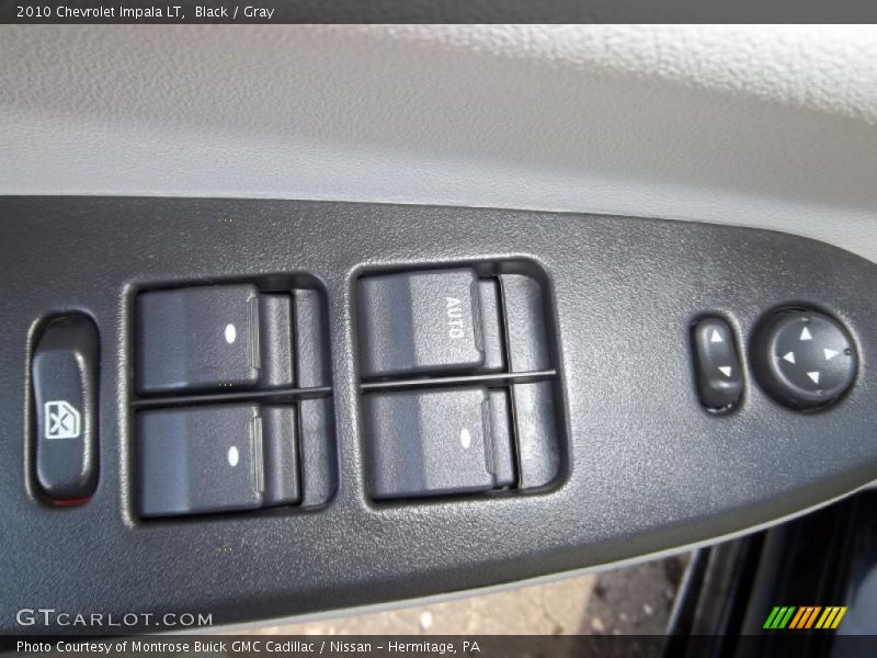 Black / Gray 2010 Chevrolet Impala LT
