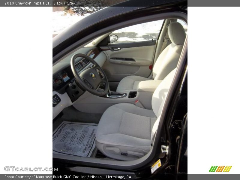 Black / Gray 2010 Chevrolet Impala LT