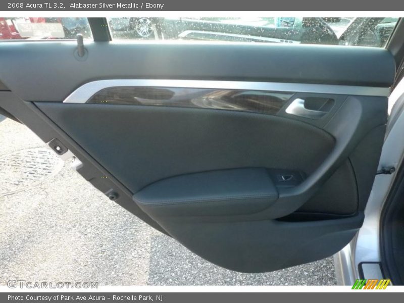 Alabaster Silver Metallic / Ebony 2008 Acura TL 3.2