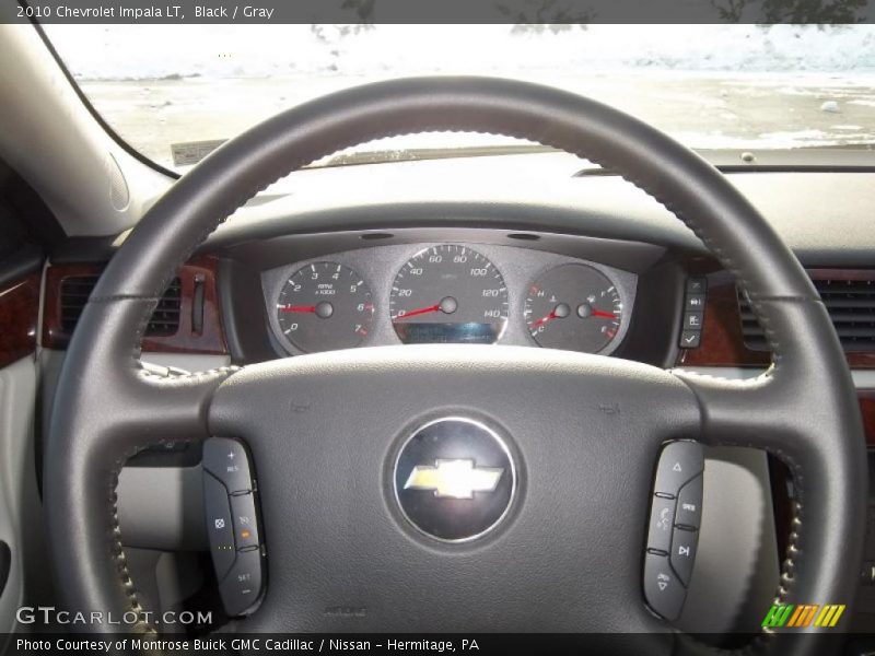 Black / Gray 2010 Chevrolet Impala LT