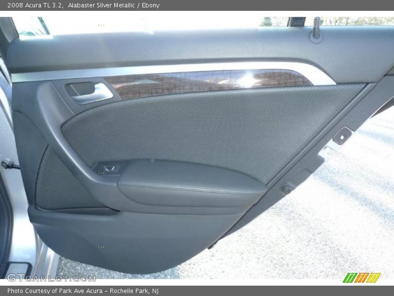Alabaster Silver Metallic / Ebony 2008 Acura TL 3.2