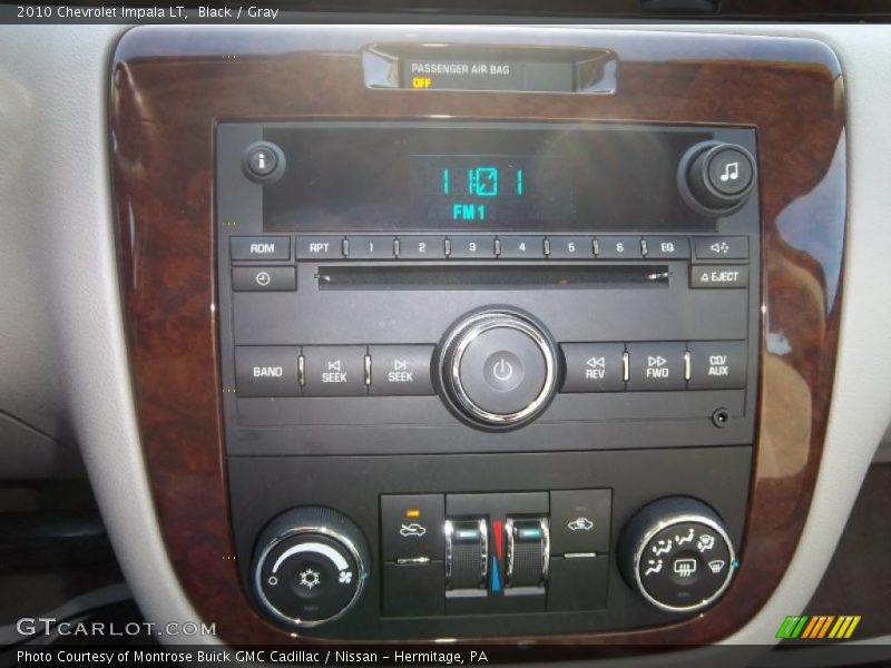 Black / Gray 2010 Chevrolet Impala LT