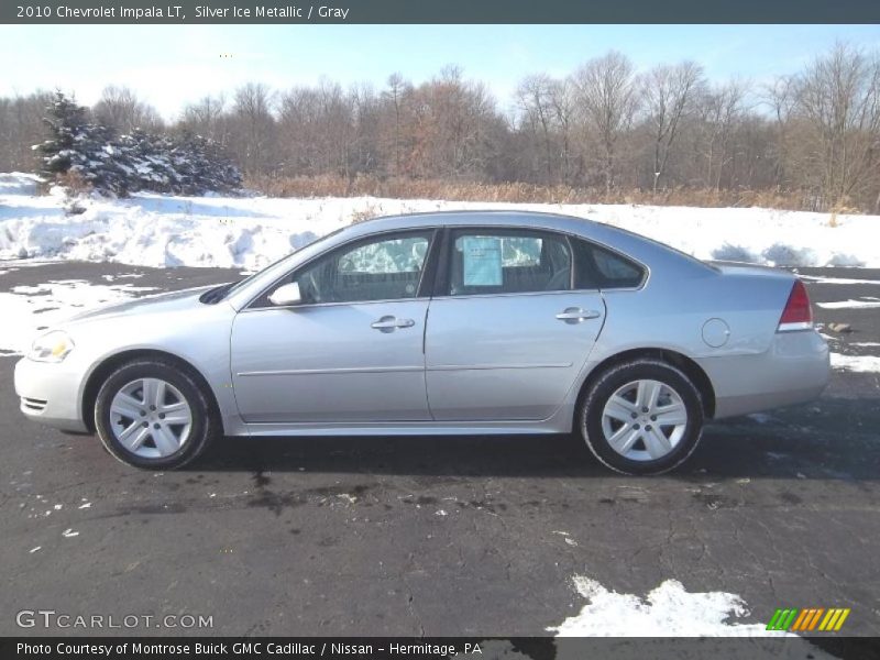 Silver Ice Metallic / Gray 2010 Chevrolet Impala LT