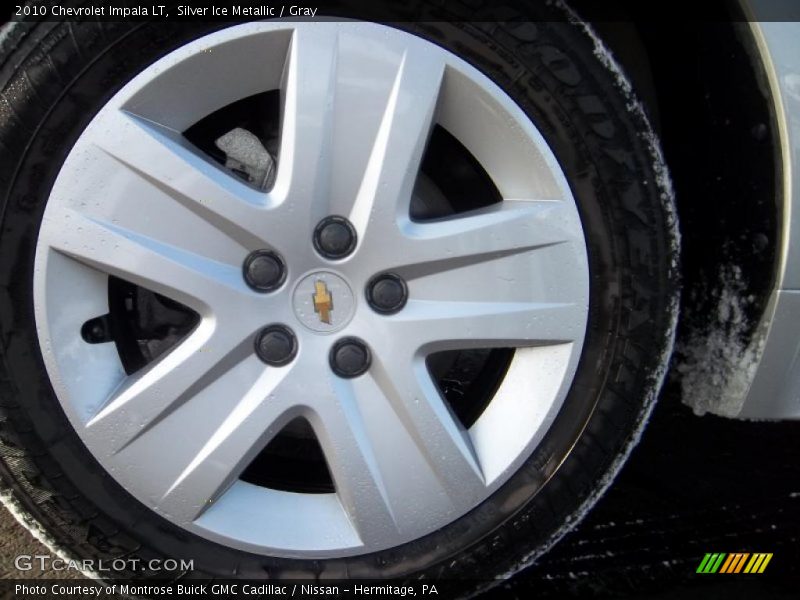 Silver Ice Metallic / Gray 2010 Chevrolet Impala LT