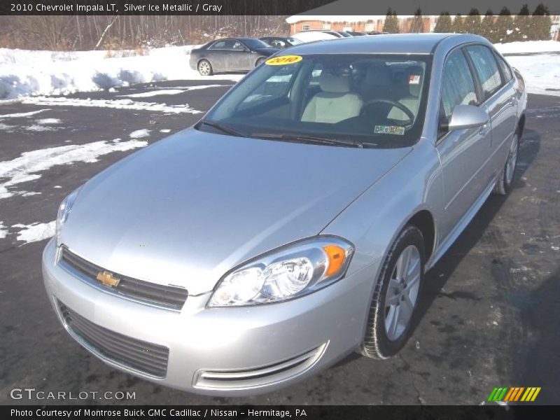 Silver Ice Metallic / Gray 2010 Chevrolet Impala LT
