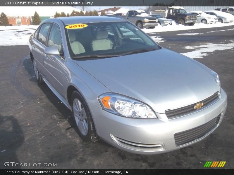 Silver Ice Metallic / Gray 2010 Chevrolet Impala LT