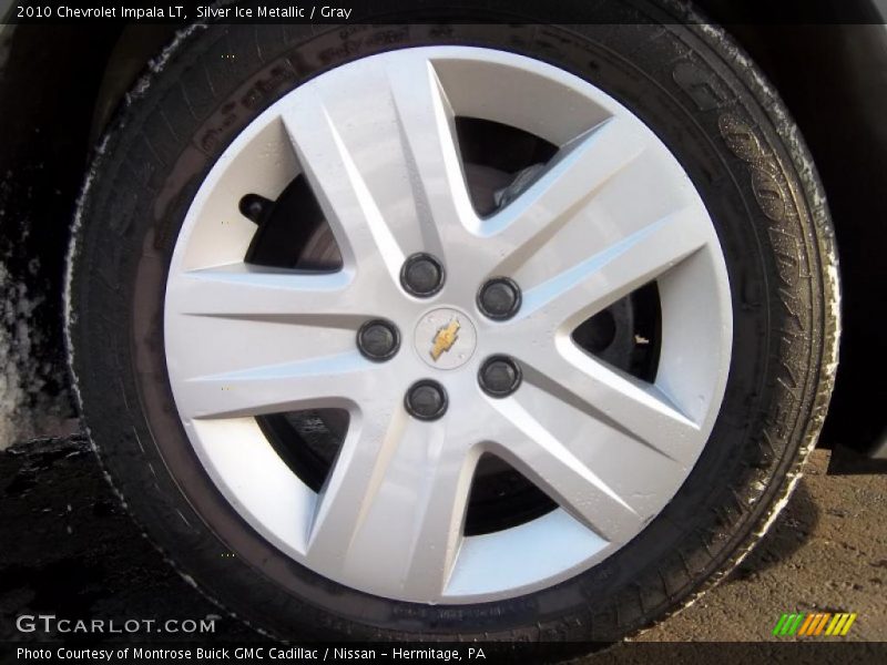 Silver Ice Metallic / Gray 2010 Chevrolet Impala LT