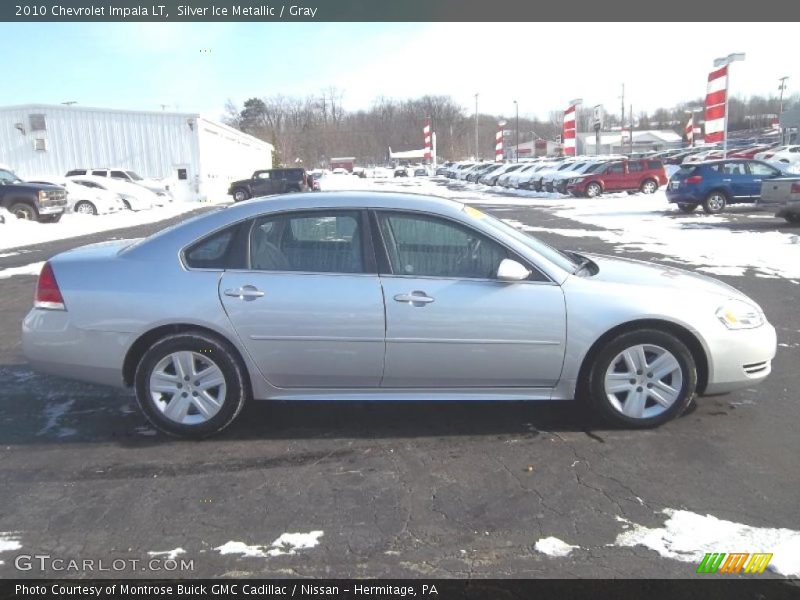 Silver Ice Metallic / Gray 2010 Chevrolet Impala LT
