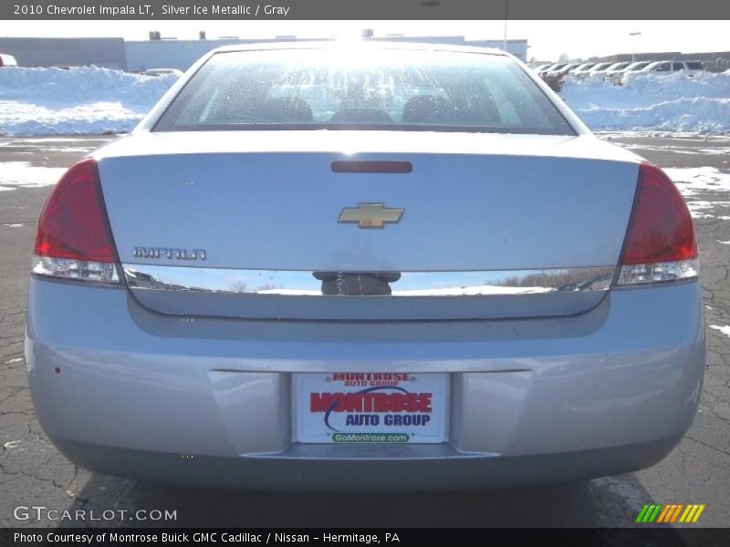 Silver Ice Metallic / Gray 2010 Chevrolet Impala LT