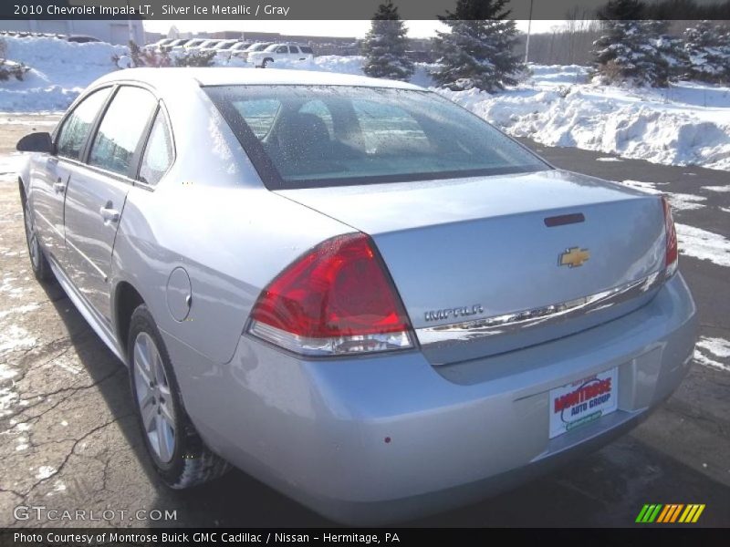 Silver Ice Metallic / Gray 2010 Chevrolet Impala LT