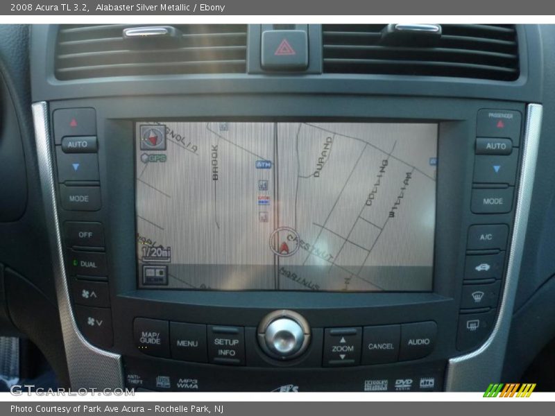 Alabaster Silver Metallic / Ebony 2008 Acura TL 3.2