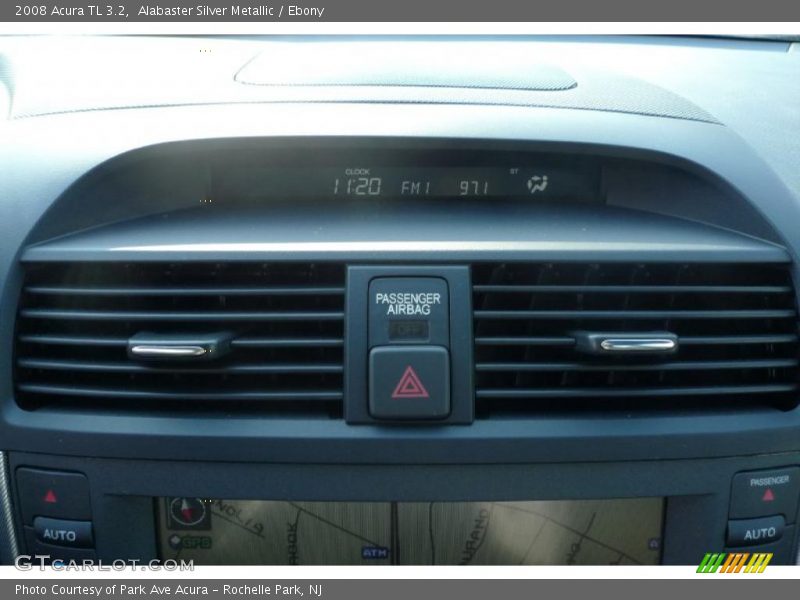 Alabaster Silver Metallic / Ebony 2008 Acura TL 3.2