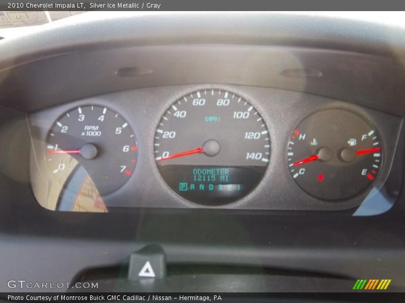 Silver Ice Metallic / Gray 2010 Chevrolet Impala LT