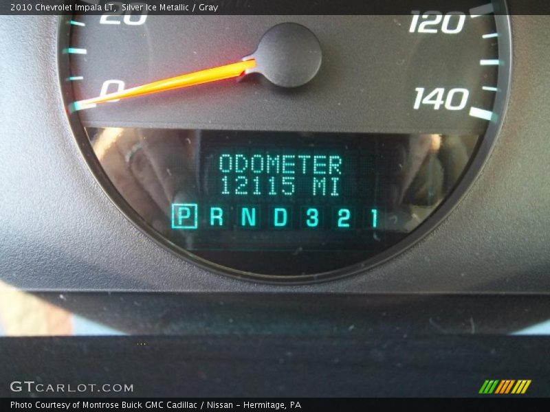 Silver Ice Metallic / Gray 2010 Chevrolet Impala LT