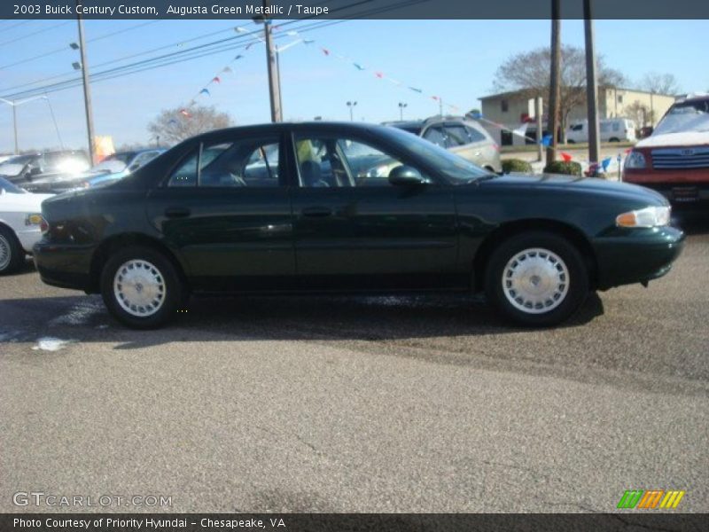 Augusta Green Metallic / Taupe 2003 Buick Century Custom