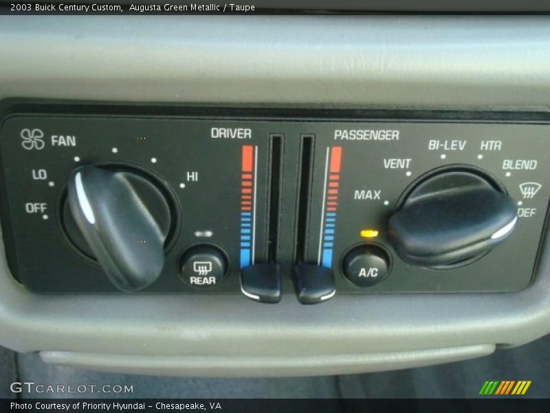 Augusta Green Metallic / Taupe 2003 Buick Century Custom