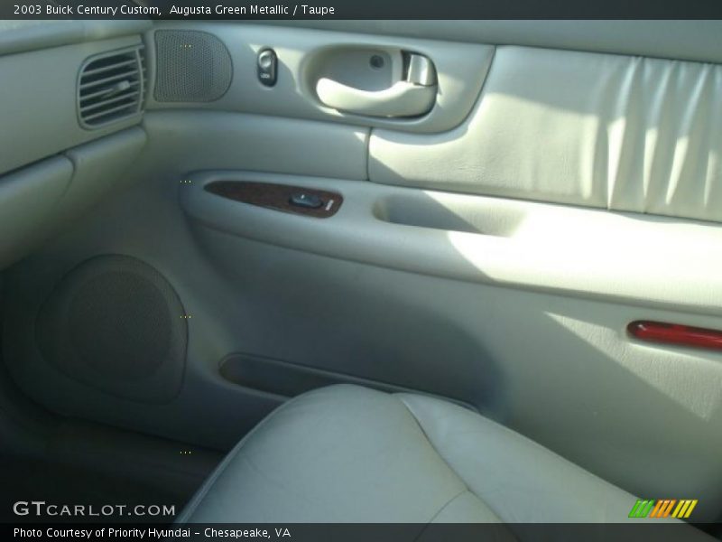 Augusta Green Metallic / Taupe 2003 Buick Century Custom