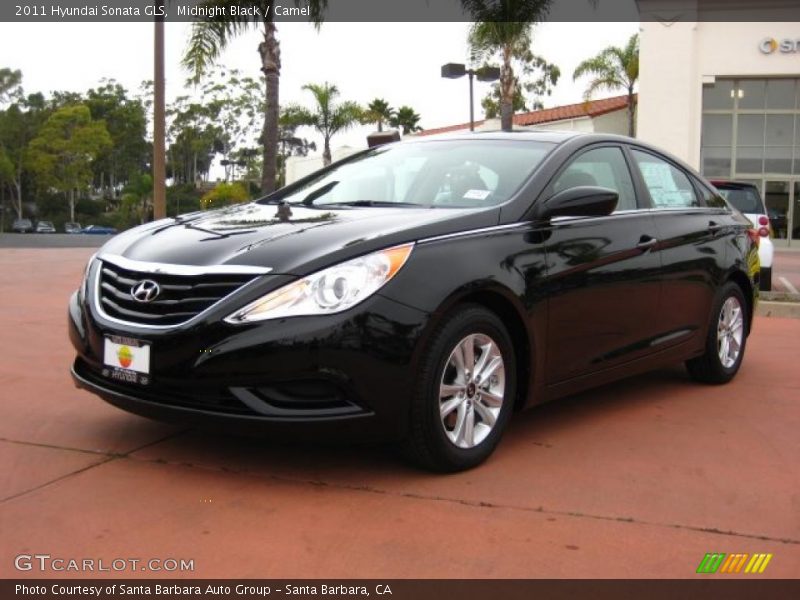 Midnight Black / Camel 2011 Hyundai Sonata GLS