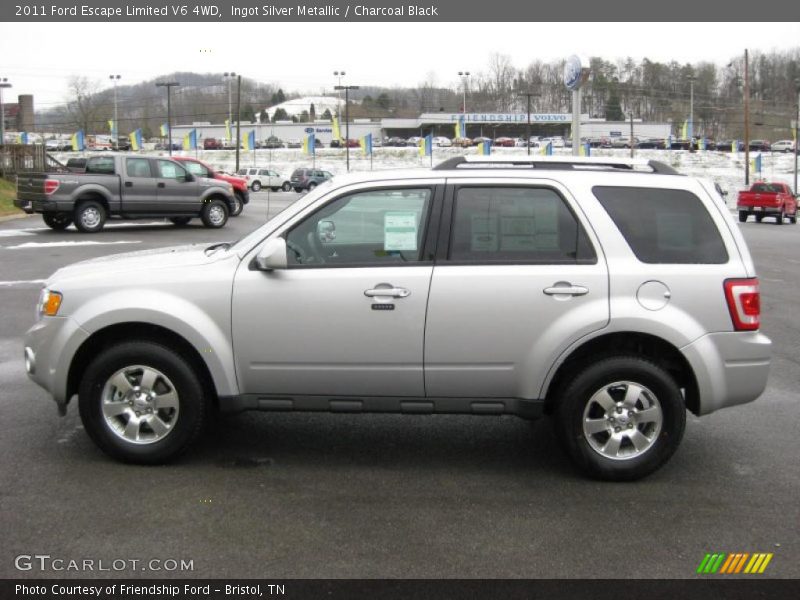 Ingot Silver Metallic / Charcoal Black 2011 Ford Escape Limited V6 4WD