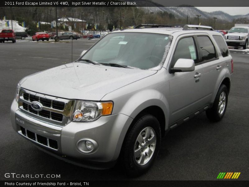 Ingot Silver Metallic / Charcoal Black 2011 Ford Escape Limited V6 4WD