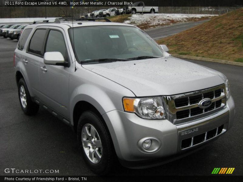 Ingot Silver Metallic / Charcoal Black 2011 Ford Escape Limited V6 4WD