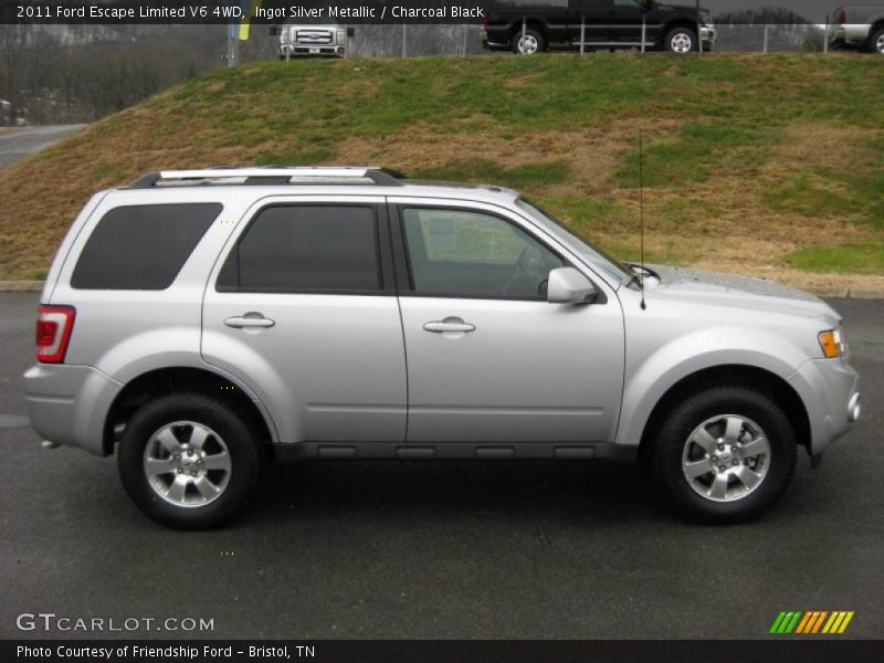 Ingot Silver Metallic / Charcoal Black 2011 Ford Escape Limited V6 4WD