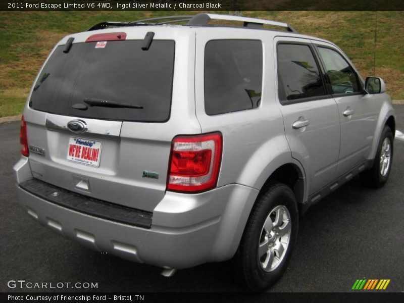 Ingot Silver Metallic / Charcoal Black 2011 Ford Escape Limited V6 4WD