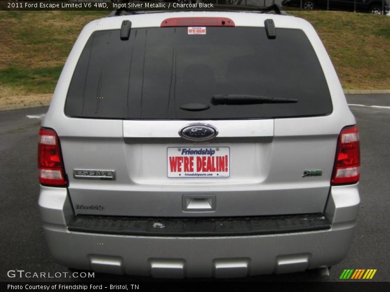 Ingot Silver Metallic / Charcoal Black 2011 Ford Escape Limited V6 4WD