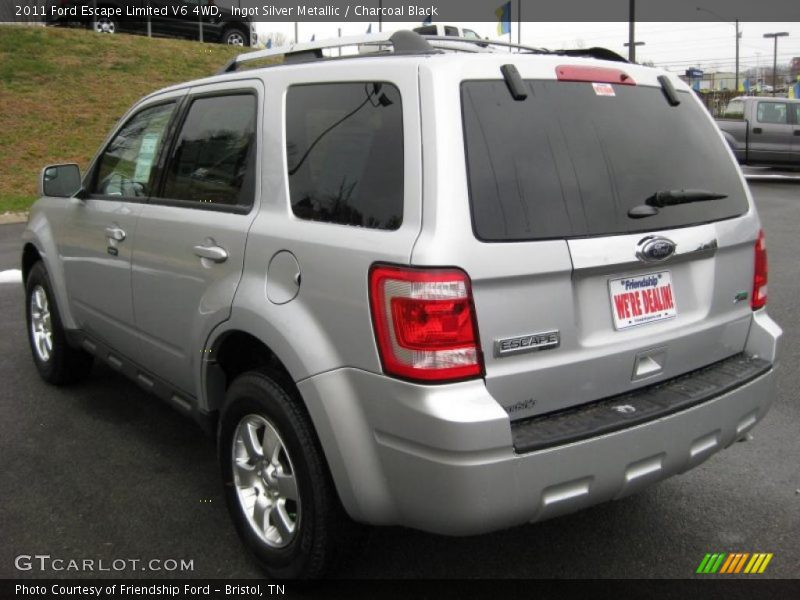 Ingot Silver Metallic / Charcoal Black 2011 Ford Escape Limited V6 4WD