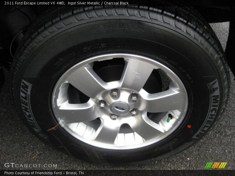 Ingot Silver Metallic / Charcoal Black 2011 Ford Escape Limited V6 4WD