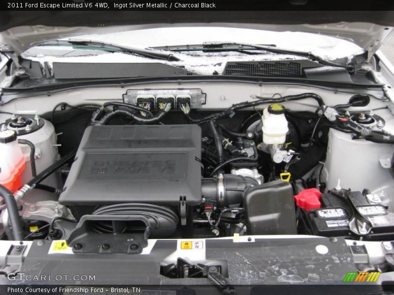 Ingot Silver Metallic / Charcoal Black 2011 Ford Escape Limited V6 4WD