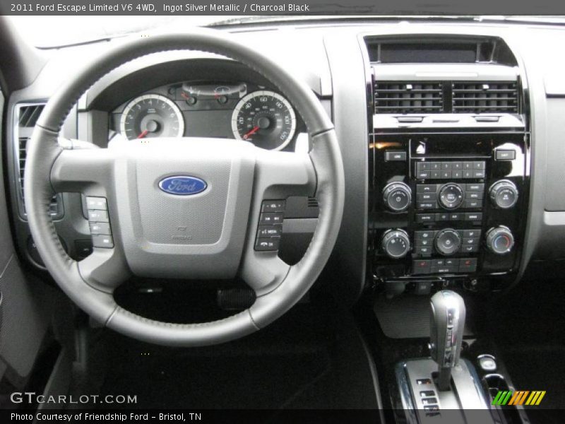 Ingot Silver Metallic / Charcoal Black 2011 Ford Escape Limited V6 4WD