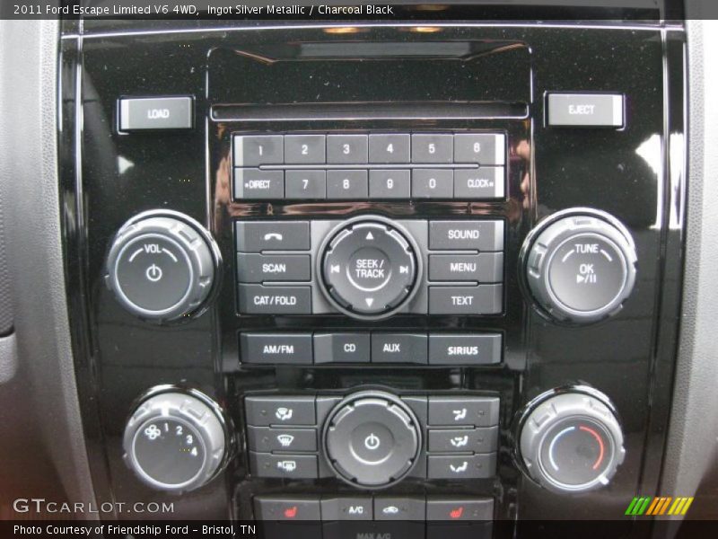 Ingot Silver Metallic / Charcoal Black 2011 Ford Escape Limited V6 4WD