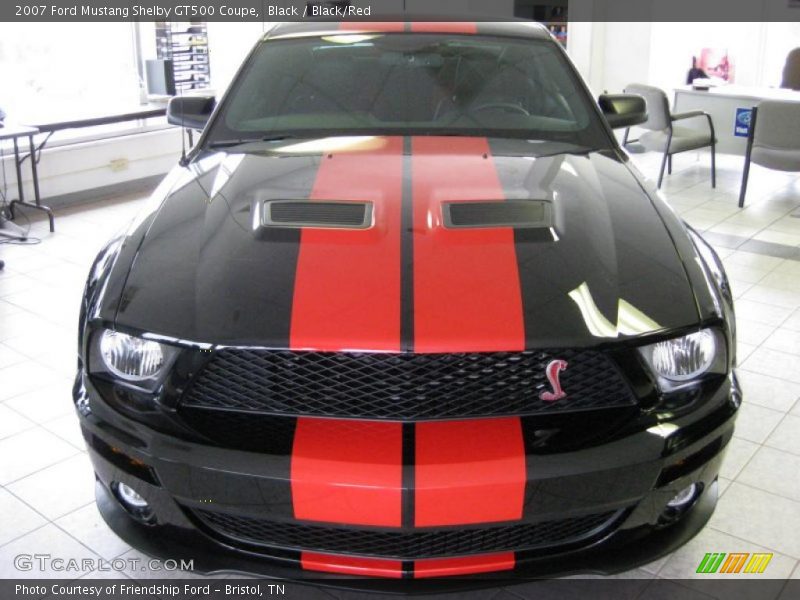 Black / Black/Red 2007 Ford Mustang Shelby GT500 Coupe