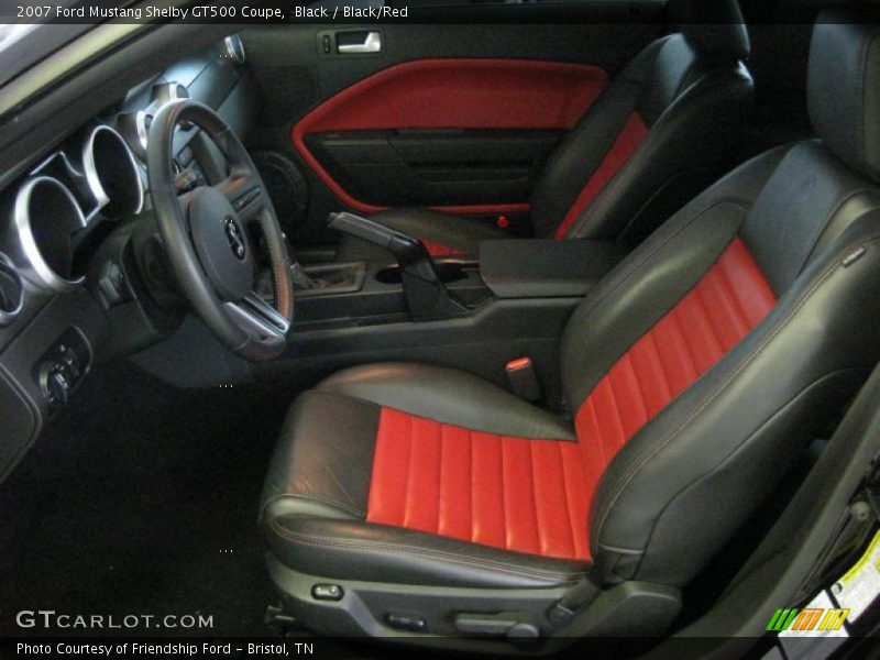  2007 Mustang Shelby GT500 Coupe Black/Red Interior
