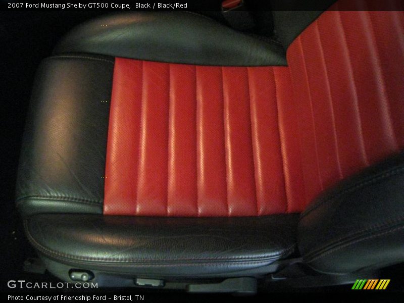 Black / Black/Red 2007 Ford Mustang Shelby GT500 Coupe