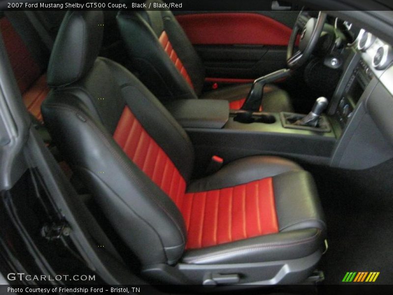  2007 Mustang Shelby GT500 Coupe Black/Red Interior