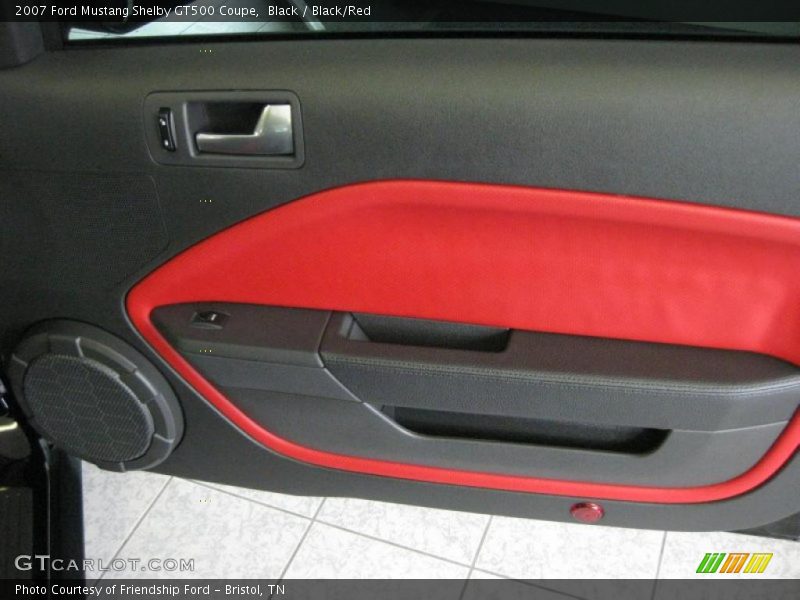 Black / Black/Red 2007 Ford Mustang Shelby GT500 Coupe