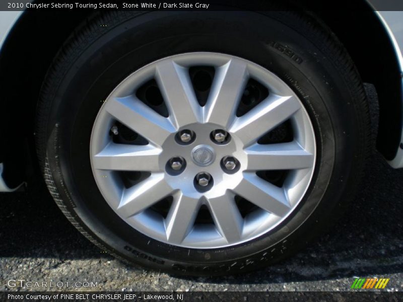 Stone White / Dark Slate Gray 2010 Chrysler Sebring Touring Sedan