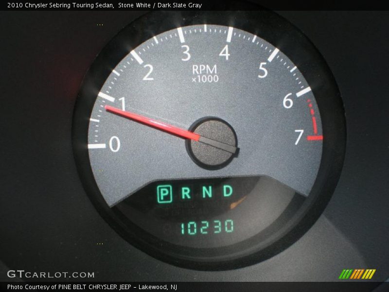 Stone White / Dark Slate Gray 2010 Chrysler Sebring Touring Sedan