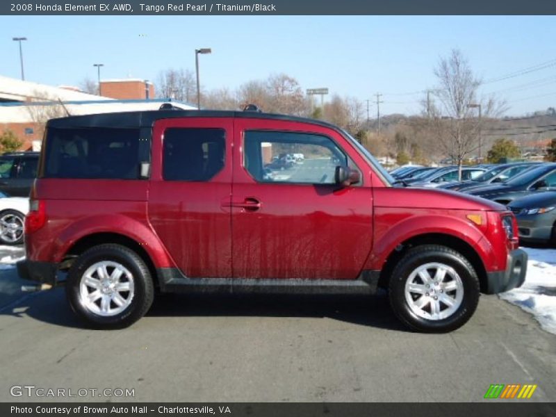 Tango Red Pearl / Titanium/Black 2008 Honda Element EX AWD