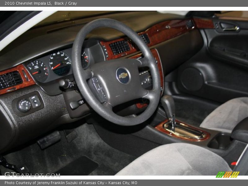 Black / Gray 2010 Chevrolet Impala LS