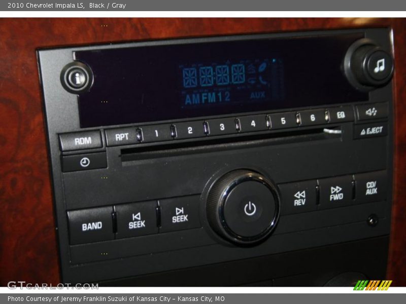 Black / Gray 2010 Chevrolet Impala LS