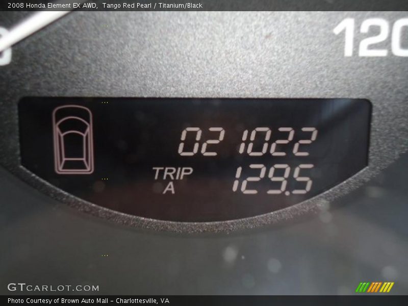 Tango Red Pearl / Titanium/Black 2008 Honda Element EX AWD