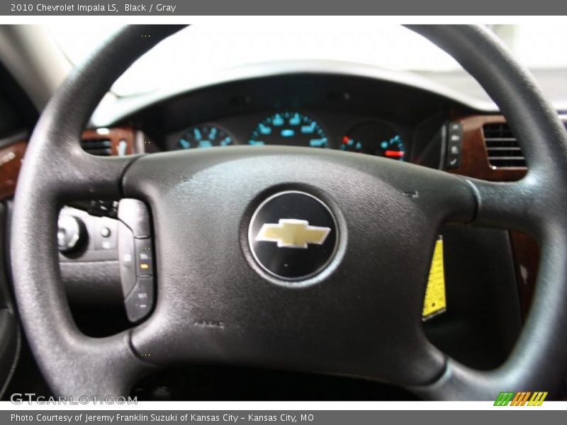 Black / Gray 2010 Chevrolet Impala LS